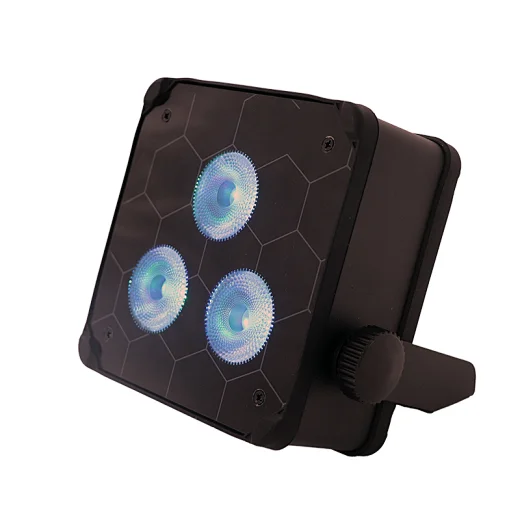 3x18w rgbwa uv 6in1 Battery Powered Wifi App Remote Dmx Wireless LED Uplight